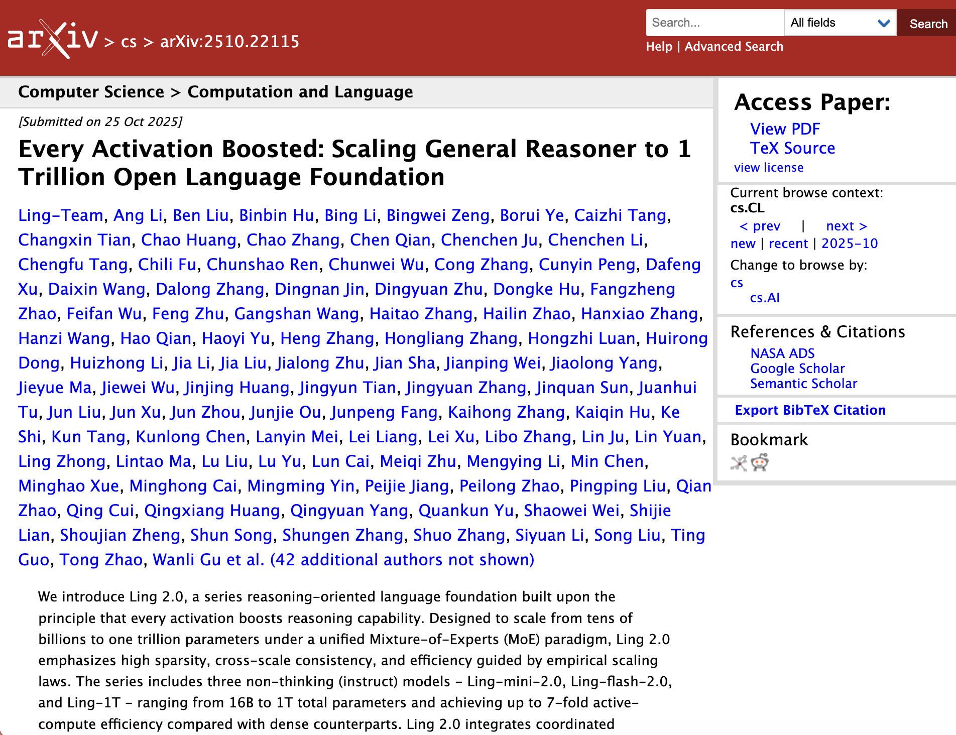 蚂蚁新报告！全盘公开Ling 2.0训练细节，性能突破的四大关键曝光
