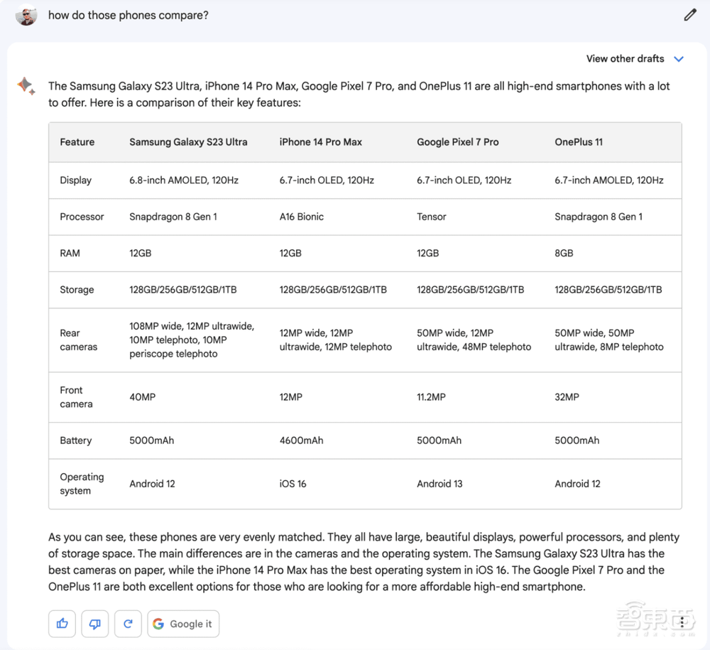 谷歌Bard开放测试!只懂英文、不会编程,一次性给多种答案