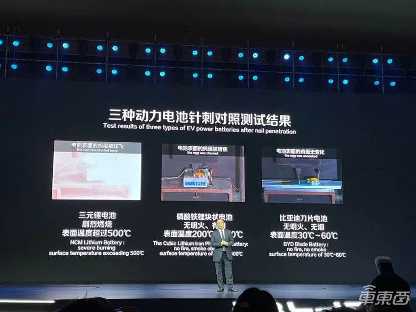 比亚迪发布四款新车!纯电车型全部装刀片电池,安全性又提高了