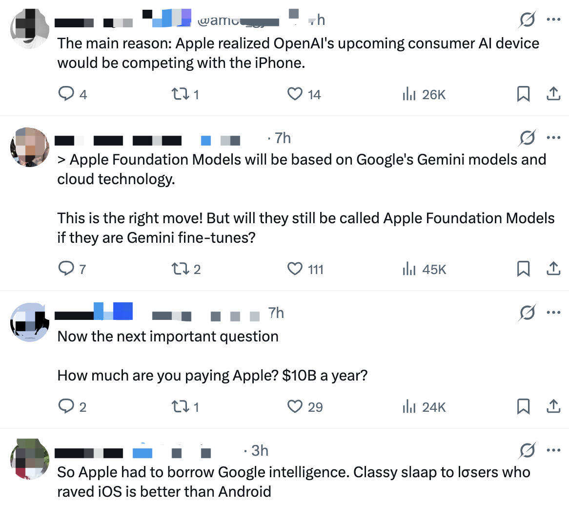 马斯克怒了！谷歌拿下苹果AI大单，市值直逼英伟达