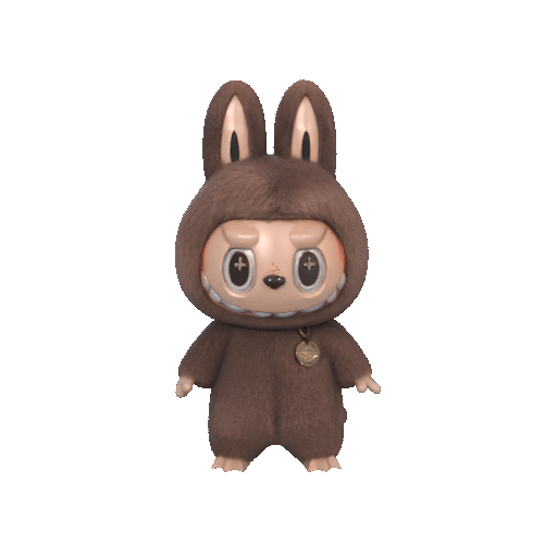 腾讯混元3D模型新版开源!手搓Labubu“可动手办”,还能直接上动画