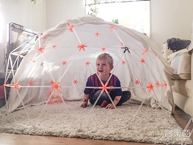 创意:用吸管也能做出机器人