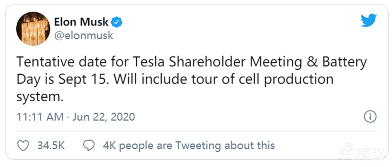 特斯拉自家電池廠浮出水面！占地18萬(wàn)平米，就在加州超級(jí)工廠隔壁