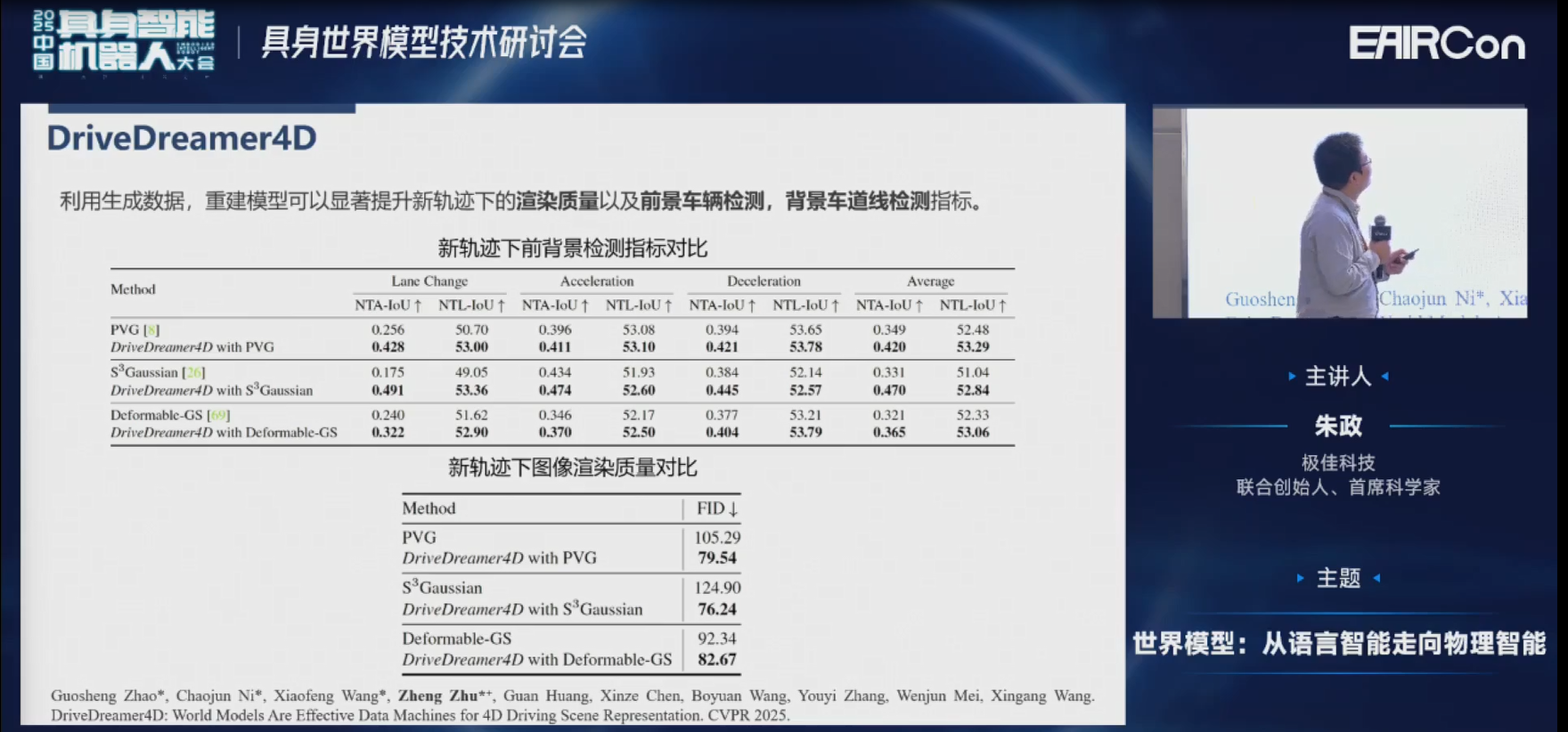 极佳科技首席科学家朱政博士：VLA会融合世界模型知识，变成下一代WA