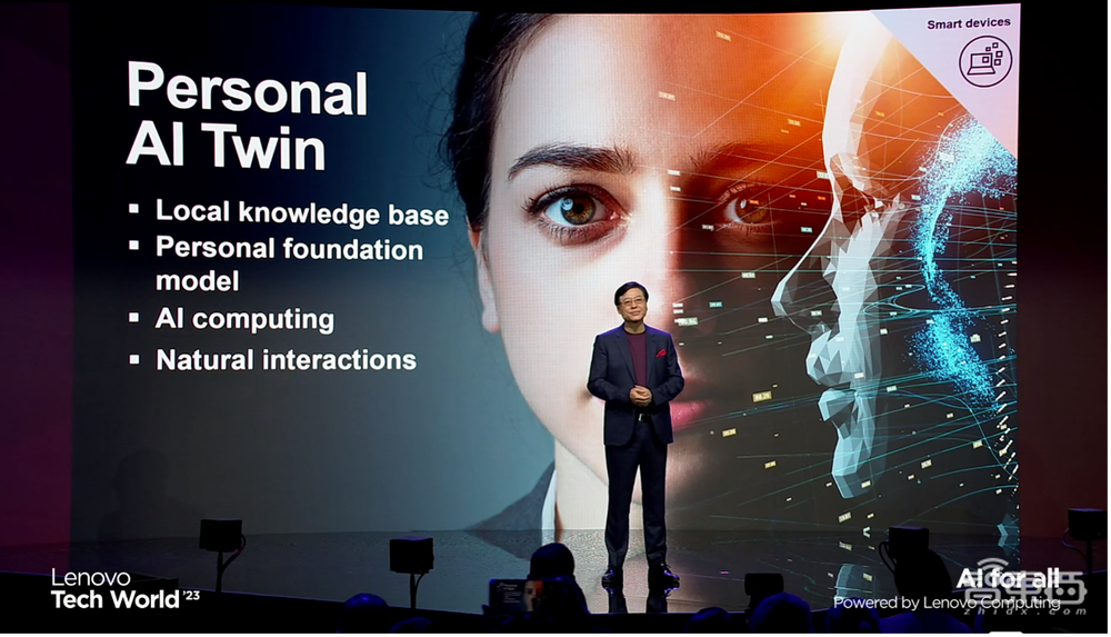 拥抱AI硬件革命!联想首发AI PC等一揽子AI成果,黄教主等大佬站台