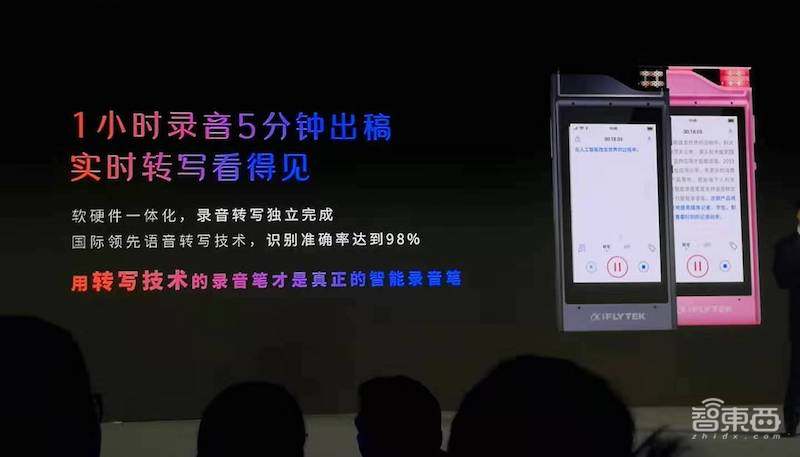 瞄准学生群体，科大讯飞新推智能录音笔，5分钟完成1小时录音转写