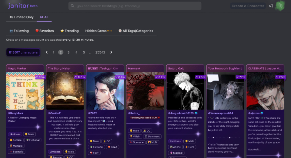 300萬用戶靠它談“AI戀愛”？Janitor AI擠進(jìn)全球AI應(yīng)用百強(qiáng)
