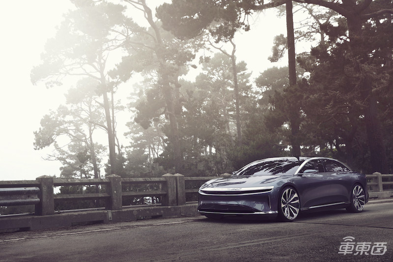 量产电动车续航记录再刷新!Lucid Air能跑800公里,明年交付
