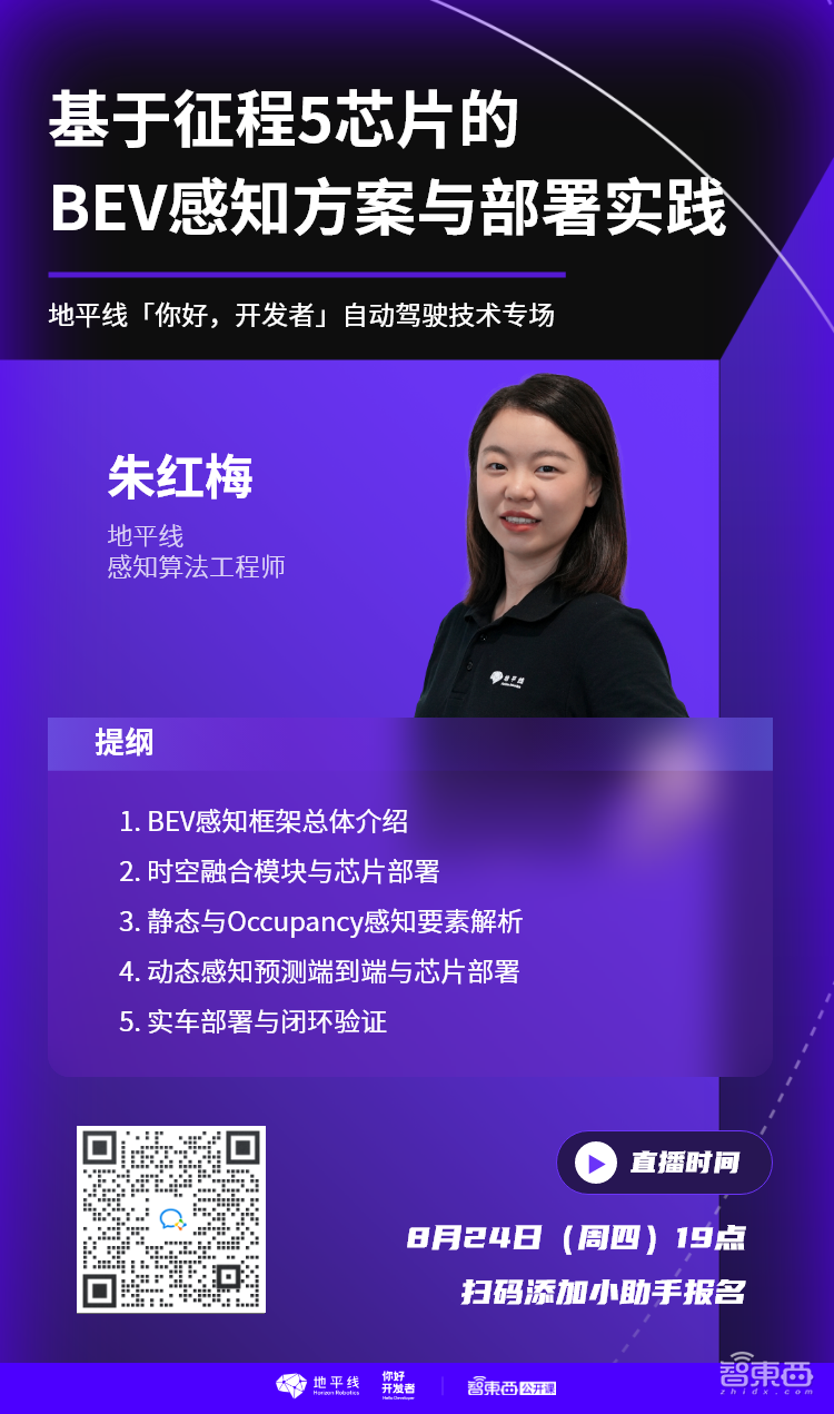 地平线朱红梅博士：基于征程5芯片的BEV感知方案与部署实践 | 直播预告