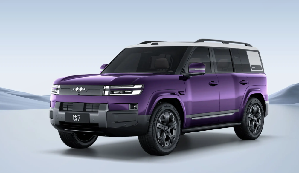 方程豹钛7EV 闪充版19.98 万起售,5分钟快充,全系高阶智驾一步到位