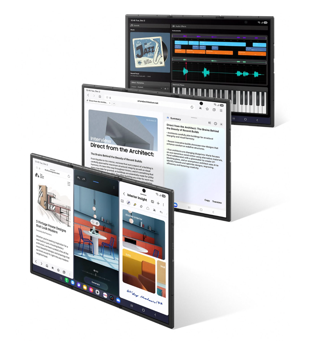 三星首款三折叠来了!比华为晚,还比华为厚