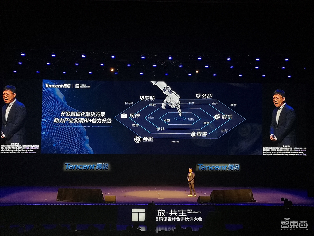 腾讯产业互联网版图首次公开！落地7大行业，打造4大AI实验室
