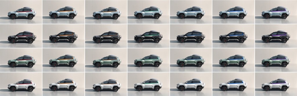 方程豹钛3“变脸计划”来了，成都车展现场两分钟换脸