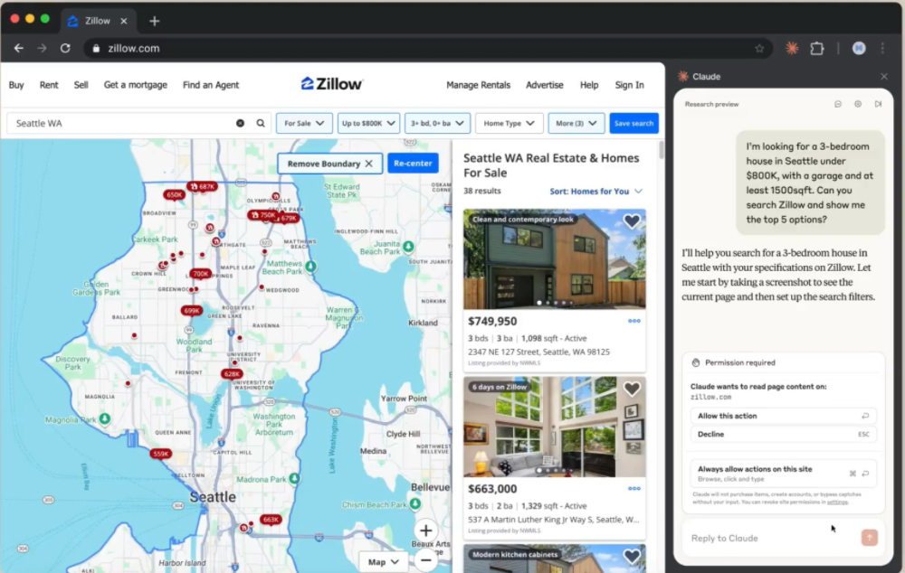 Claude杀进谷歌浏览器,Agent能点、能填、能跳转,让页面自己“动”起来