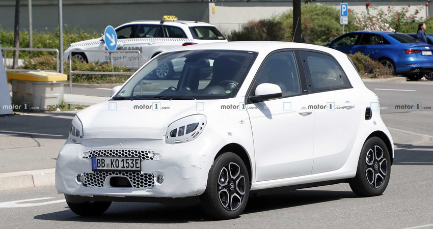 Smart ForFour纯电版中期改款车型曝光 续航或升级至200公里