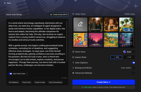 靠搞抽象冲进月活300万！前谷歌华人团队玩起“一键故事”，卷出vlog神作