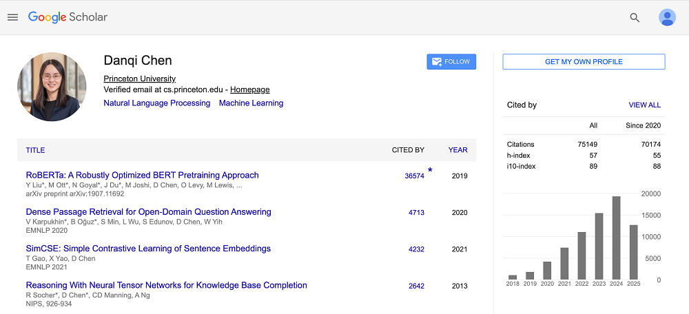 陈丹琦和翁荔成为同事了！