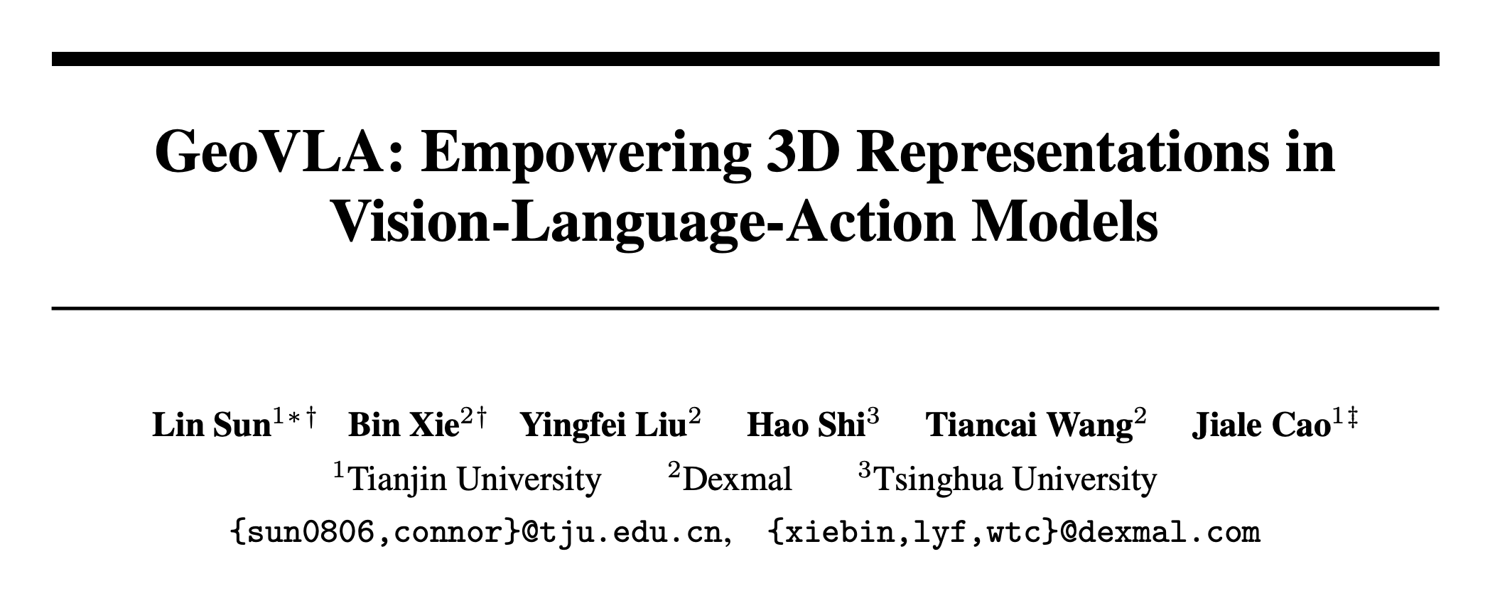 机器人不抓瞎了!清华系创企提出全新VLA框架,让模型看懂三维世界