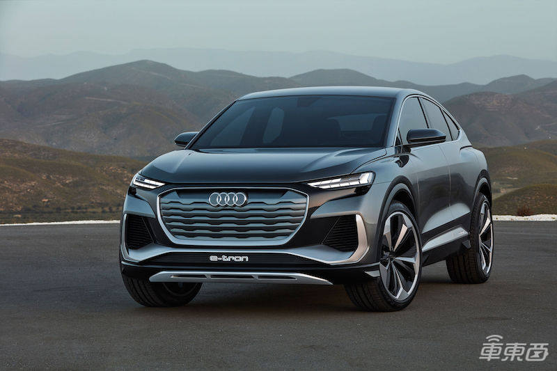 奥迪又发布一款纯电SUV！轿跑外形太帅，综合续航500公里