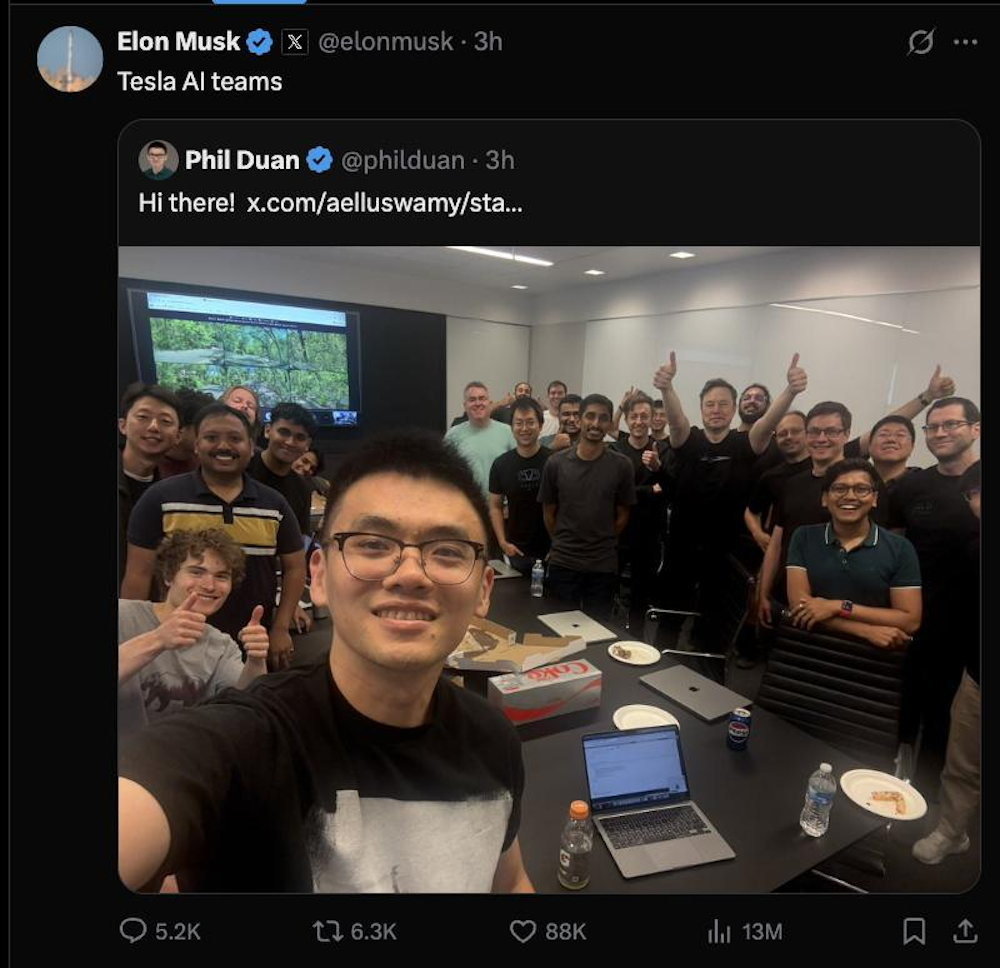 马斯克又看中了一个中国人！主导FSD、Robotaxi落地，入职9年一度跳槽