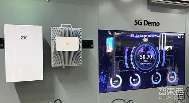 中兴通讯发布5G预商用基站 现场演示数据吞吐量突破50Gbps