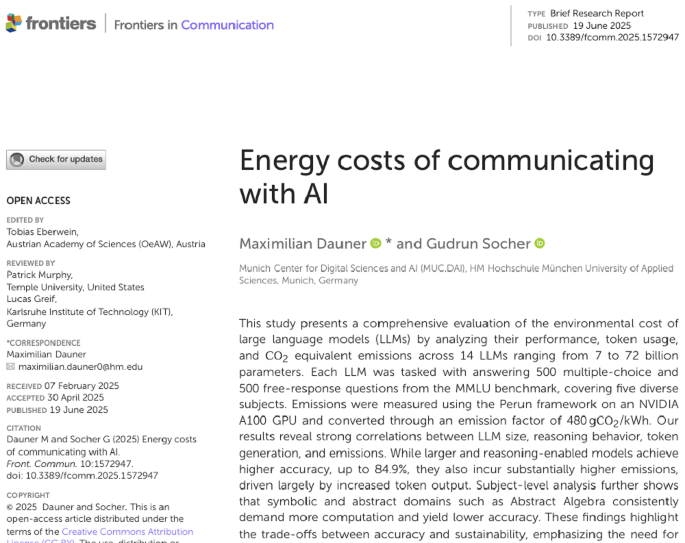 14款大模型能耗爆炸：DeepSeek竟然第一