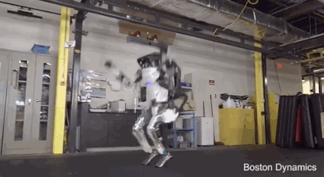 人形机器人挑战体操王子!波士顿动力Atlas秀神技,转体空翻有模有样