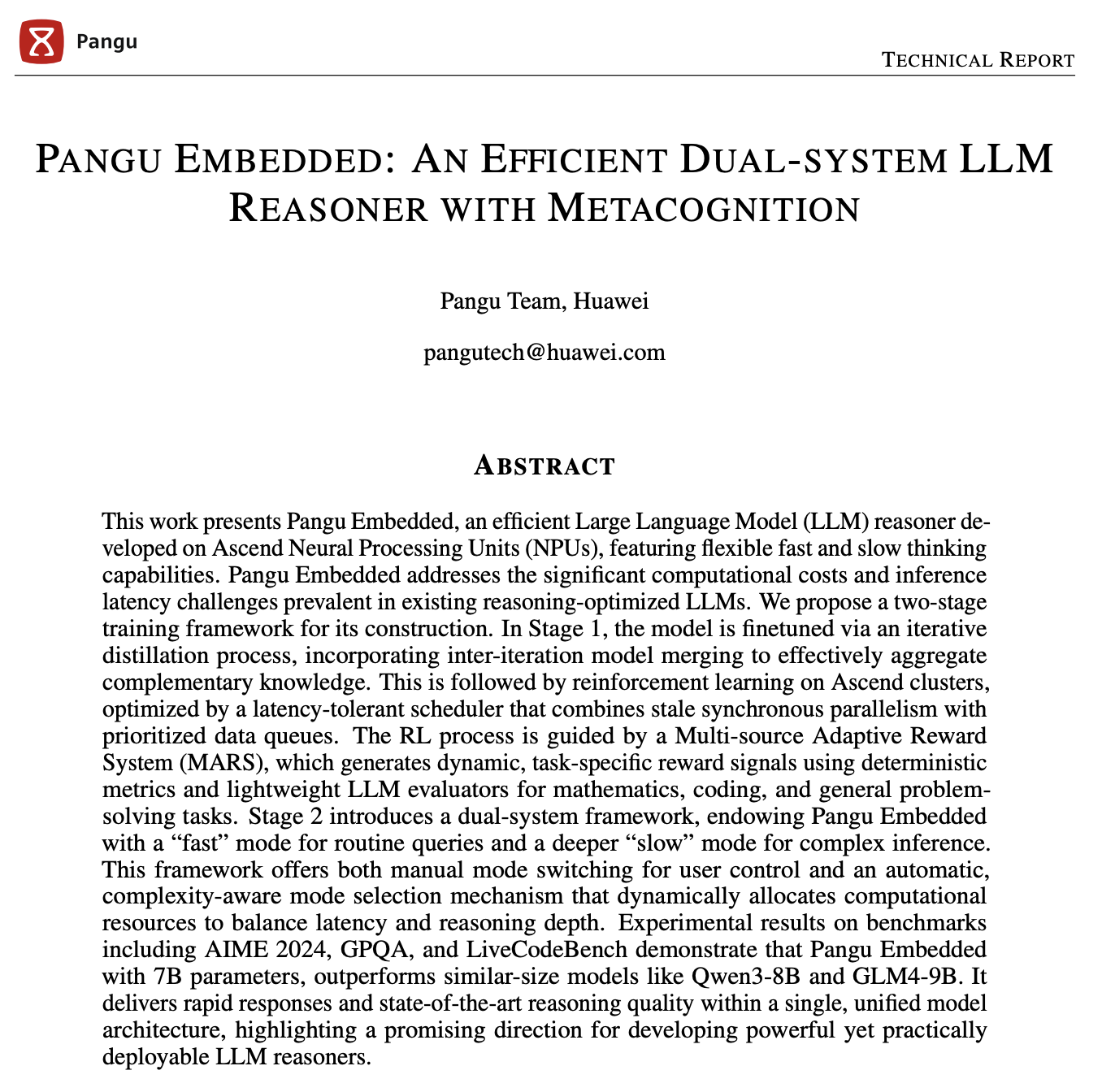 720亿参数！华为首个开源大模型发布，用4000颗昇腾训练的