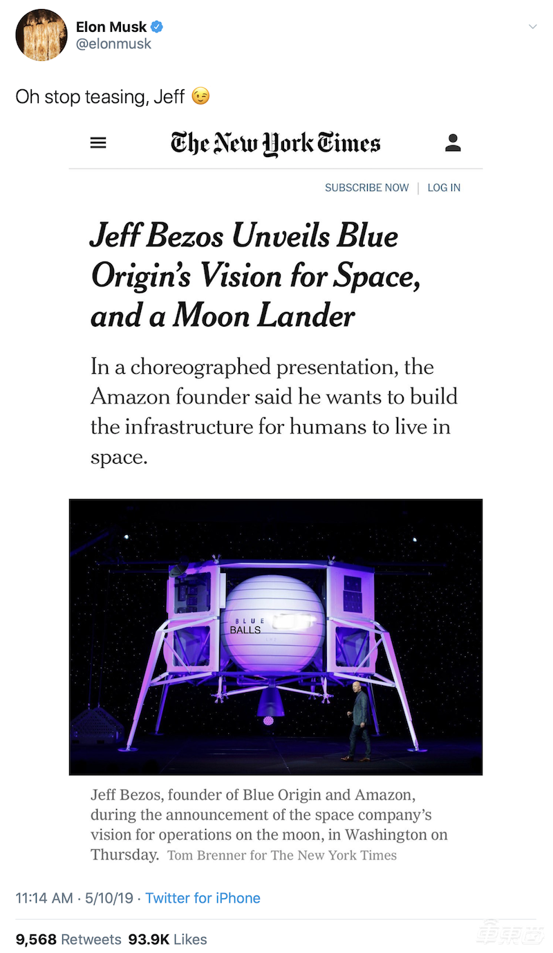 马斯克贝索斯恩仇录:从太空到陆地!