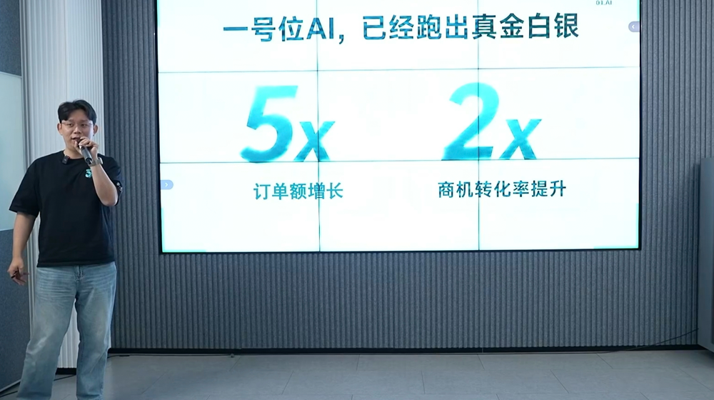 零一万物掏出4款企业AI产品，订单暴增5倍，李开复：我们和Palantir不一样