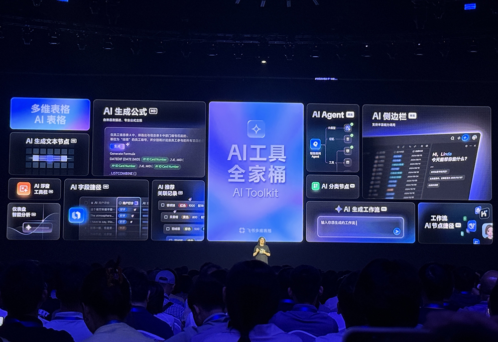 飞书甩出豪华AI全家桶!拥抱钉钉企微