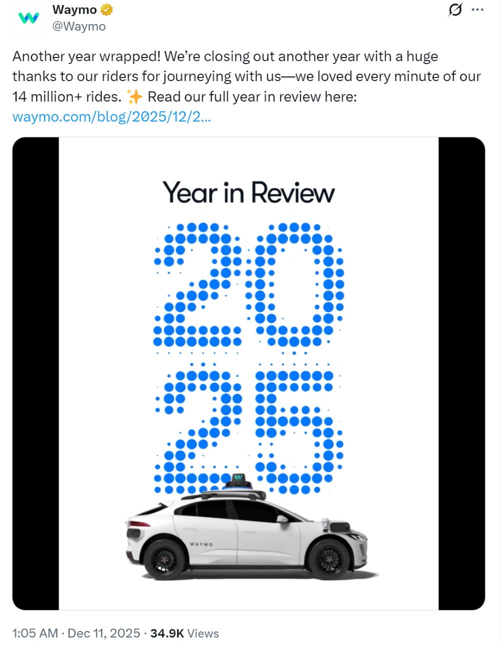 马斯克贴脸回怼Waymo!官宣无人出租取消安全员,剧透FSD和芯片新进展