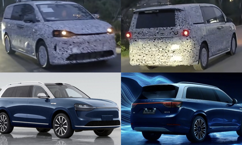 疑似鸿蒙智行首款MPV谍照曝光,华为五菱或采用HI模式合作