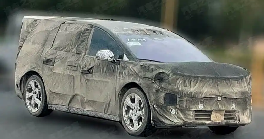 疑似理想i9谍照首曝！尾部或采用全新造型，豪华纯电SUV大战要来了