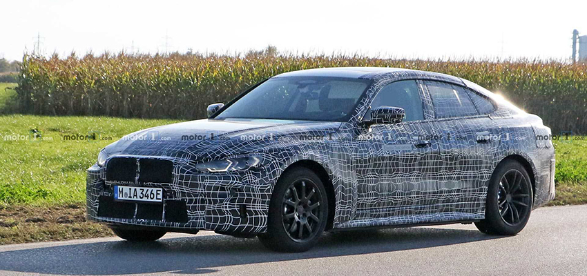 宝马i4参数曝光 续航600公里 正面挑战特斯拉Model 3