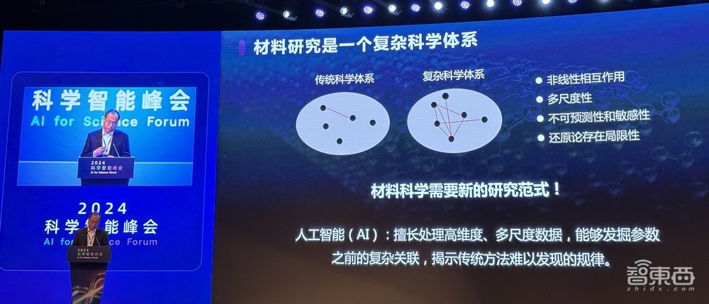信息量爆棚的AI for Science盛会！多位院士集中开讲，用AI破解材料难题、蛋白质密码