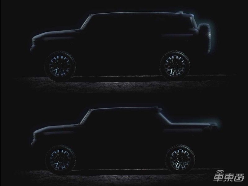 悍马纯电版原型车外观曝光！将分皮卡和SUV两种车型，3秒破百