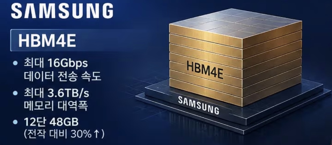 三星、SK海力士HBM4E同日发布，数据传输速率提升20％