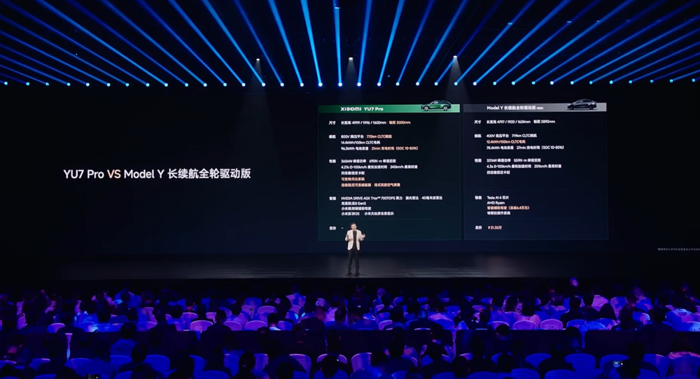 最低配续航835公里！小米YU7标配激光雷达，3.23秒破百，雷军：不可能卖19.9万