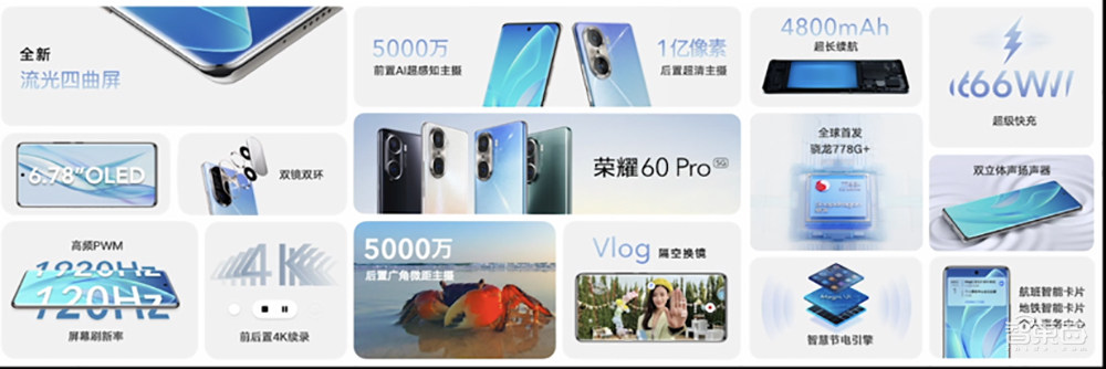 荣耀60系列发布!首秀高通骁龙778G,2699元起