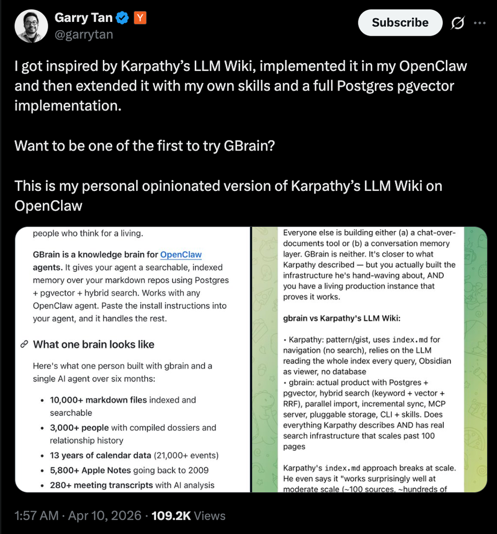 狂揽7.1k Stars!武装你的龙虾和“爱马仕”,YC总裁开源AI记忆外挂