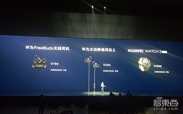 华为P20系列国内上市 同步推出首款无线耳机与eSIM智能手表