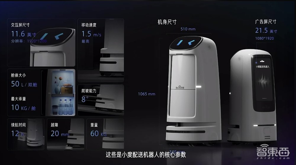 小度酒店配送机器人首亮相!能多模态主动交互,售价35999元