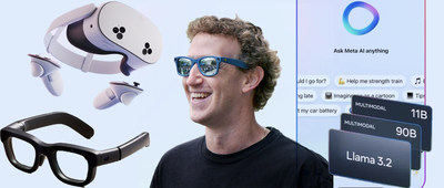 全息AR眼镜来了！扎克伯格现场开箱，黄仁勋首批体验，还有Llama 3.2大模型上新