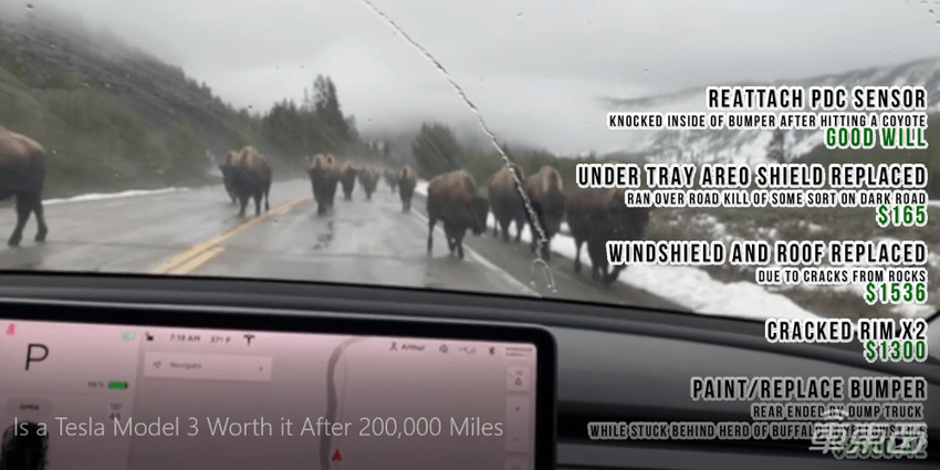 电动车有多省钱？海外网友开Model 3行驶32万公里，省了近20万