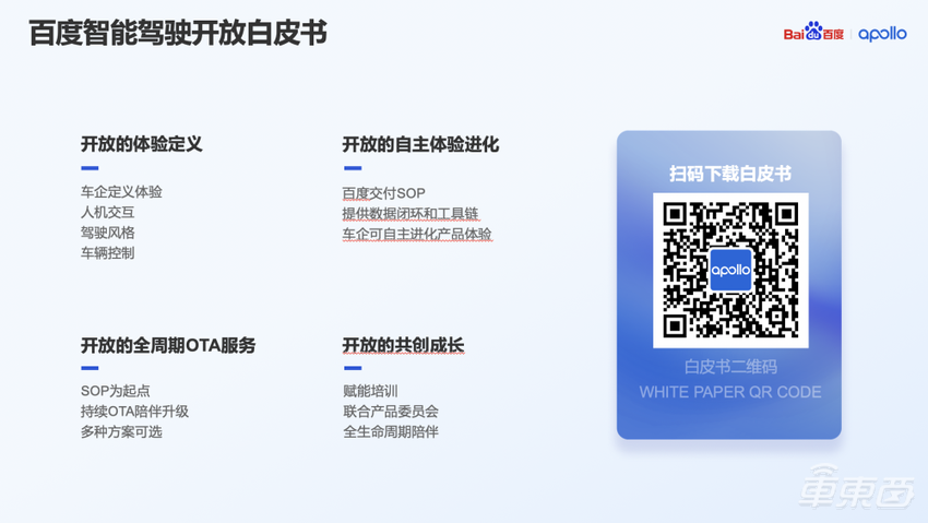 发新品、秀朋友圈，百度Apollo发布会只谈L2