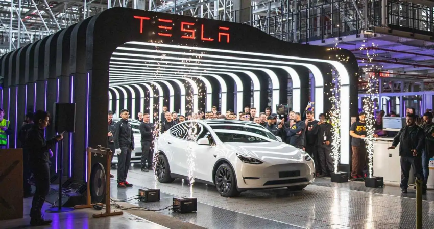 特斯拉柏林工厂产能再创新高,每周可生产5000辆Model Y