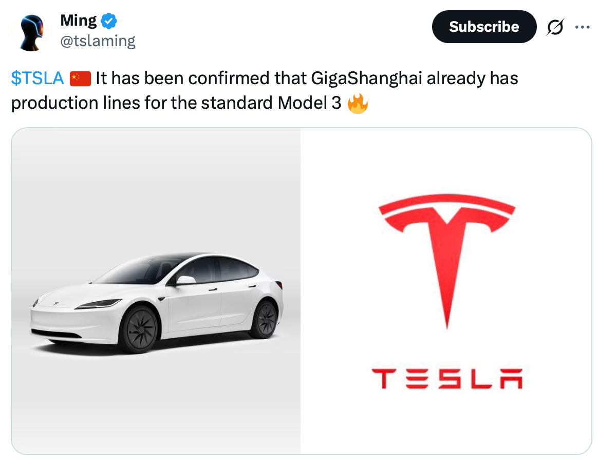 廉价Model 3真要来了！已亮相工信部，起售或低于20万