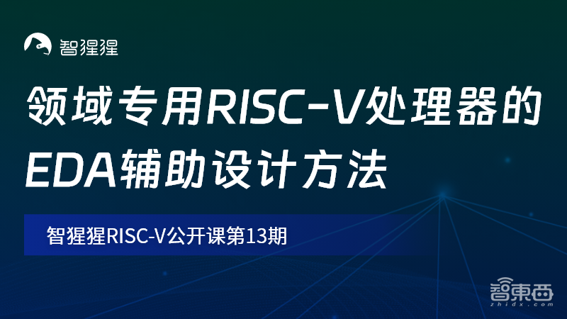 隼瞻科技CTO姚彦斌:领域专用RISC-V处理器的EDA辅助设计方法|公开课预告
