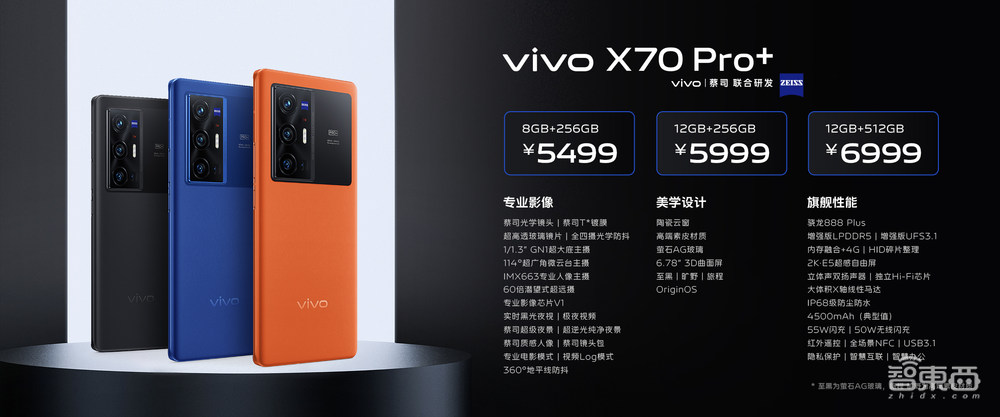 vivo冲击“影像机皇”,首发蔡司玻璃镜片,搭自研ISP芯片V1